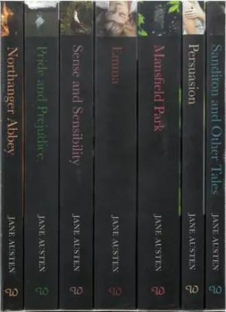 Crafted The Complete Works of Jane Austen 7 Book Collection Set