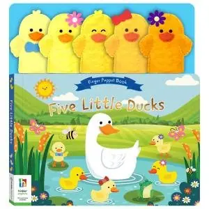 Five Little Ducks Finger Puppet Book Seasonal Sale