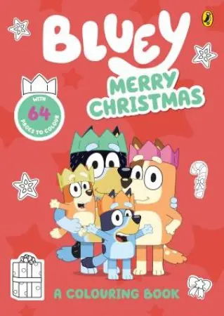 Professional Grade Bluey: Merry Christmas: A Colouring Book