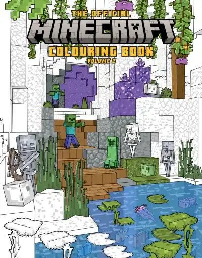 Get Yours The Official Minecraft Colouring Book, Volume 2