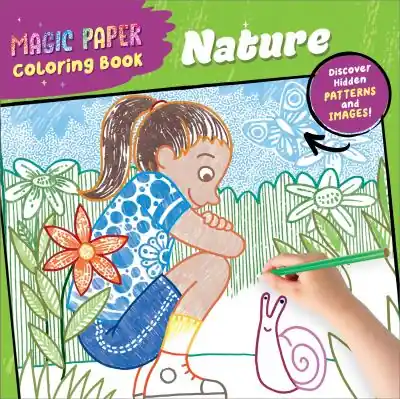 Magic Paper Coloring Book: Nature Worldwide Shipping
