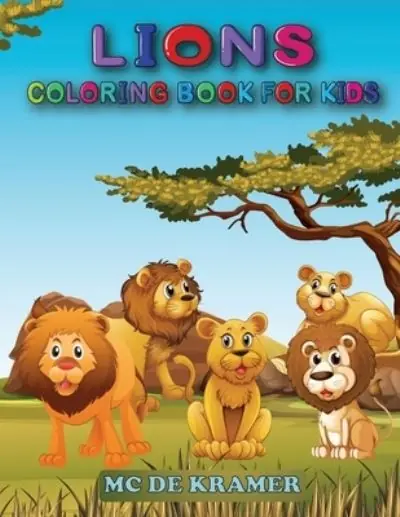 Modern Lions Coloring Book For Kids