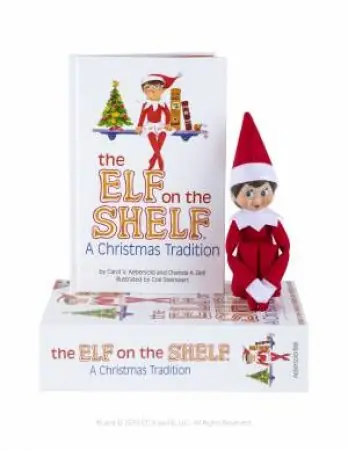 The Elf On The Shelf - Girl (Blue Eyes) Same Day Shipping