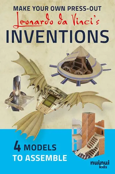 Make Your Own Press Out - Leonardo Da Vinci's Inventions Authentic