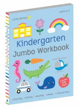 Buy Online Little Genius Vol. 2 - Jumbo Workbook - Kindergarten