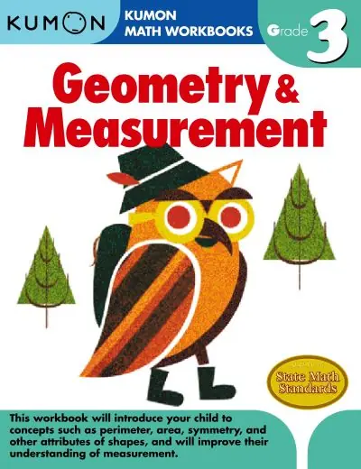 Kumon Grade 3 Geometry and Measurement Same Day Shipping