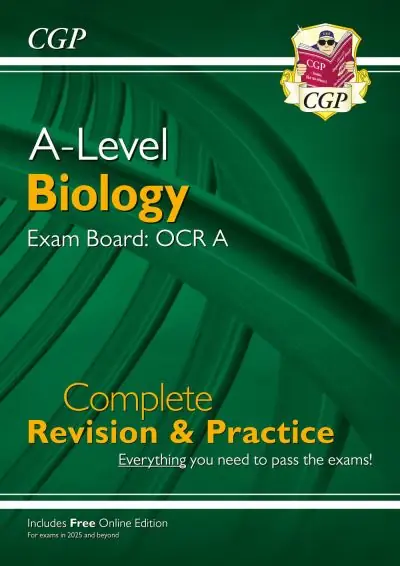 A-Level Biology. OCR A Year 1 & 2 Complete Revision & Practice Same Day Shipping