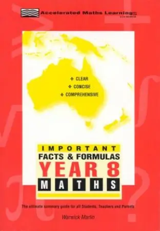Important Facts & Formulas Year 8 Maths Limited Time