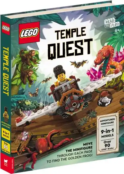 Viral LEGO® Books: Temple Quest (With Adventurer Minifigure, Nine Buildable Models, Play Scenes and Over 90 LEGO Elements)