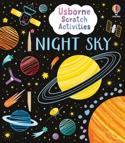 Free Delivery Usborne Scratch Activities Night Sky