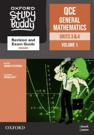 Deal Oxford Study Buddy QCE General Mathematics Units 3&4 Revision And Exam Guide (QLD)