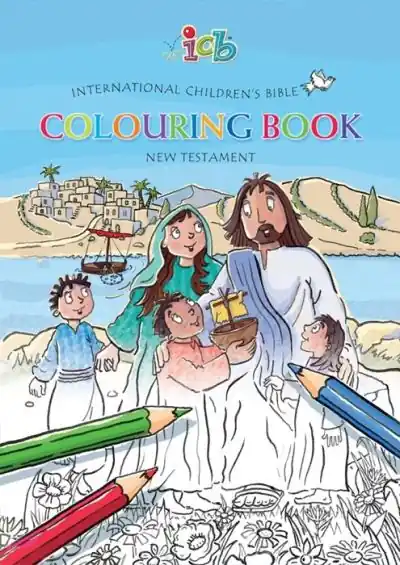 ICB International Children's Bible Colouring Book New Testament Fast Shipping