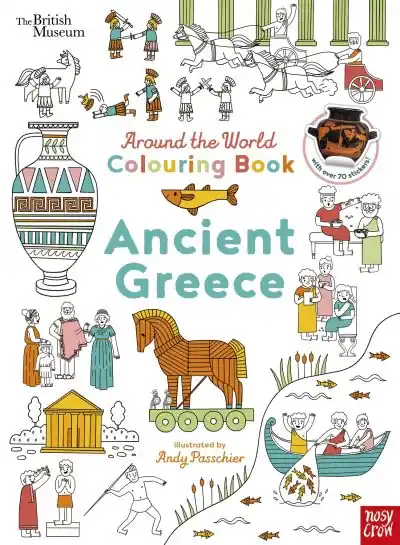 Trusted Brand British Museum: Around the World Colouring: Ancient Greece