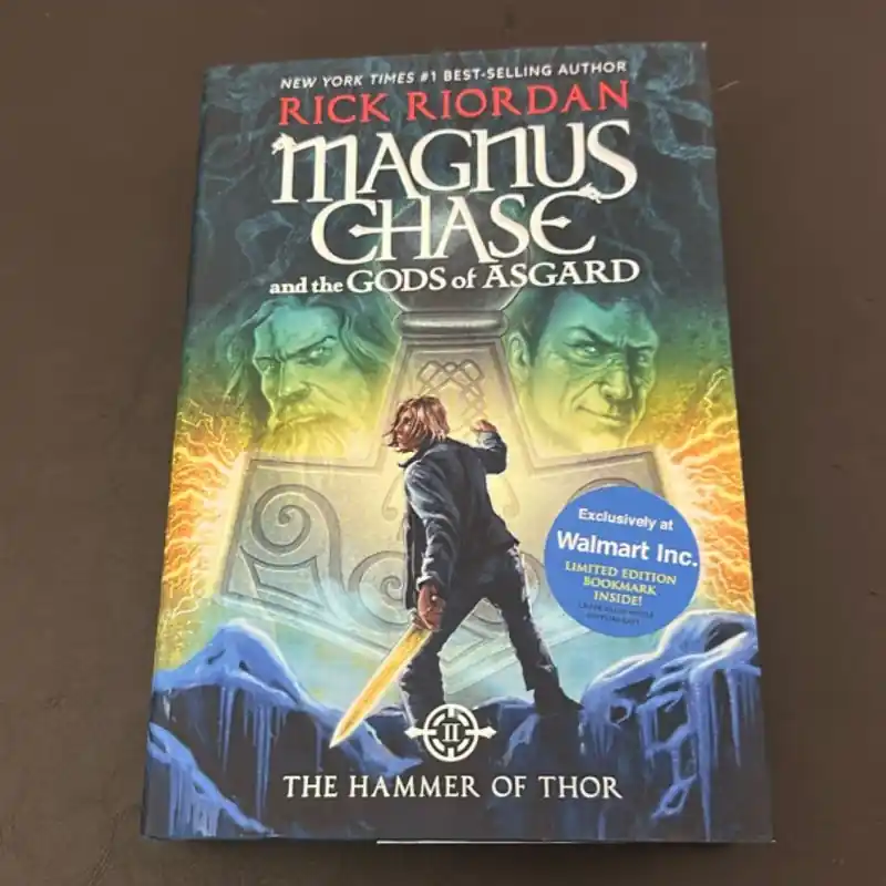 Magnus Chase and the gods of Asgard --WITH LIMITED EDITION BOOKMARK IN BACK - Rick Riordan Deal