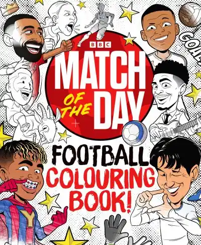 The Match of the Day Football Colouring Book Time-Limited