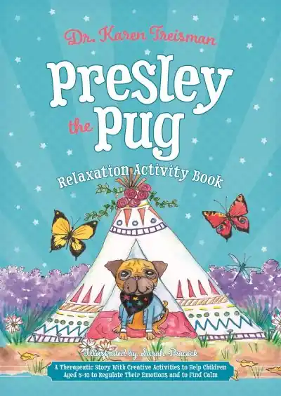 Free Shipping Presley the Pug Relaxation Activity Book