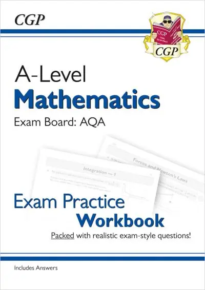 Price Drop A-Level Maths AQA Exam Practice Workbook (Includes Answers)