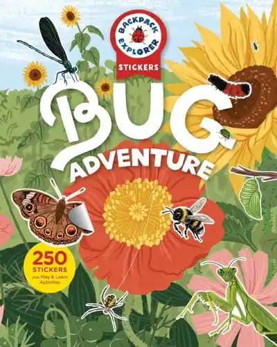 Limited Edition Backpack Explorer Stickers: Bug Adventure
