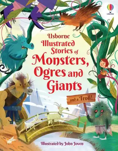 Luxury Usborne Illustrated Stories of Monsters, Orgres and Giants and a Troll!
