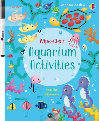 Premium Wipe-Clean Aquarium Activities