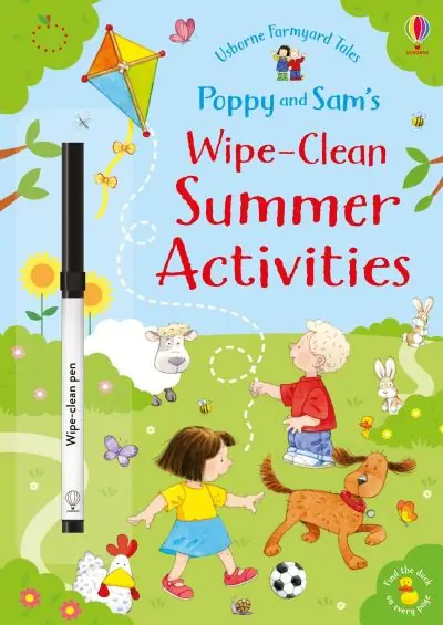 Brand New Poppy and Sam's Wipe-Clean Summer Activities