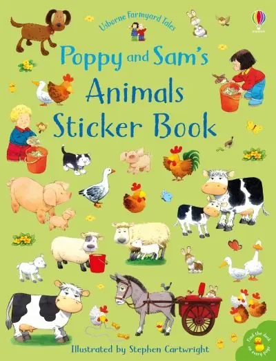 While Supplies Last Poppy and Sam's Animals Sticker Book