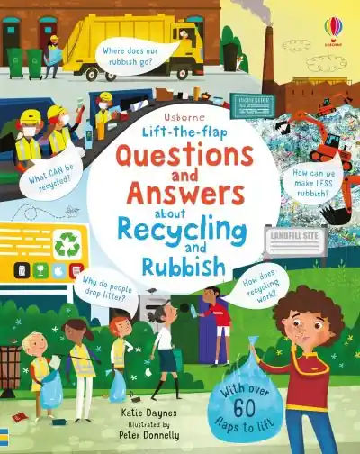 Lift the Flap Questions and Answers About Recycling and Rubbish Best Price