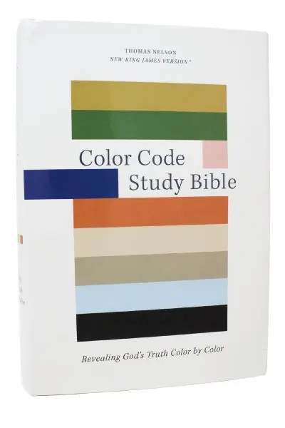 Sale Color Code Study Bible, Revealing God's Truth Color By Color (NKJV, Hardcover, Red Letter)